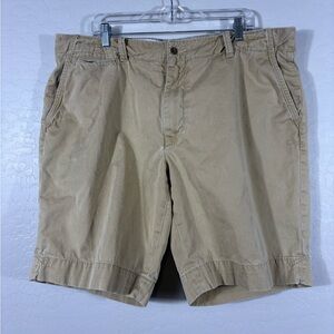 VTG 00’s Polo Ralph Lauren Men's Chino Shorts Tan Size 40 100% Cotton Pockets